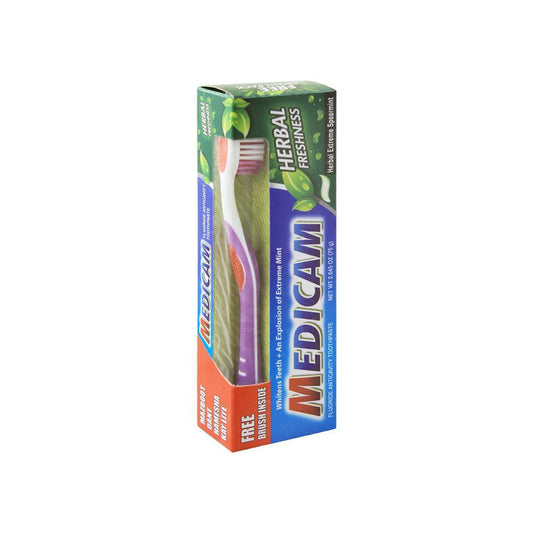 Medicam Toothpaste Herbal Toothpaste Brush Packets 150g