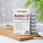 Treatments Andro-D Natural DHT Blocker Tablets For Hormonal hair Loss 30 Tablets
