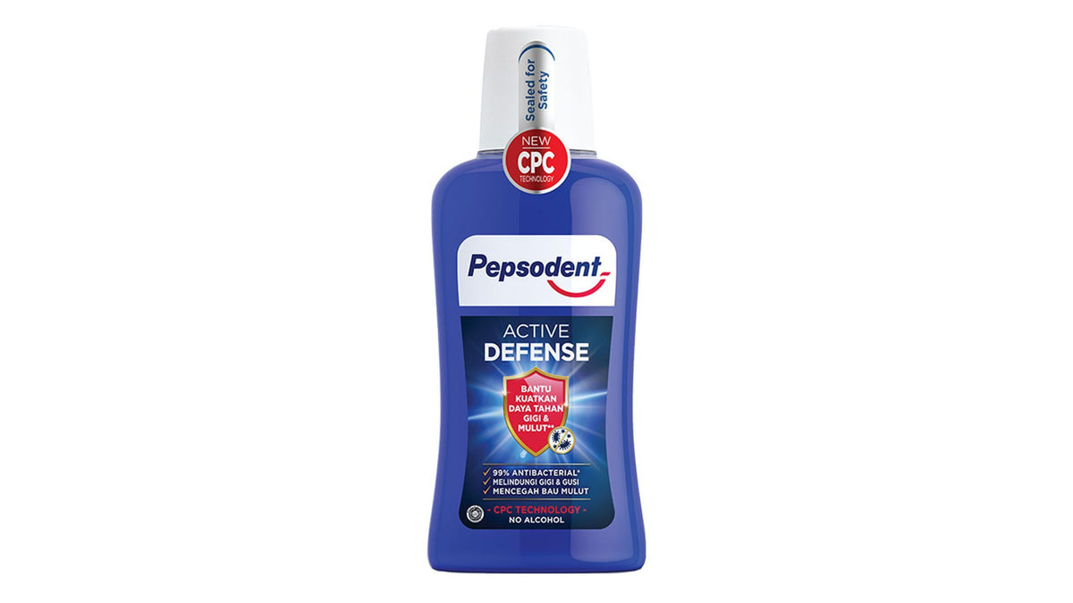 Pepsodent Active Defence Mouthwash 300ml