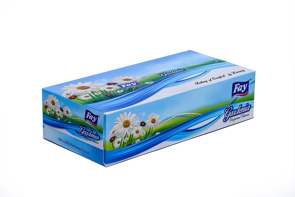 Fay Gardenia Tissue 100 Sheet Box