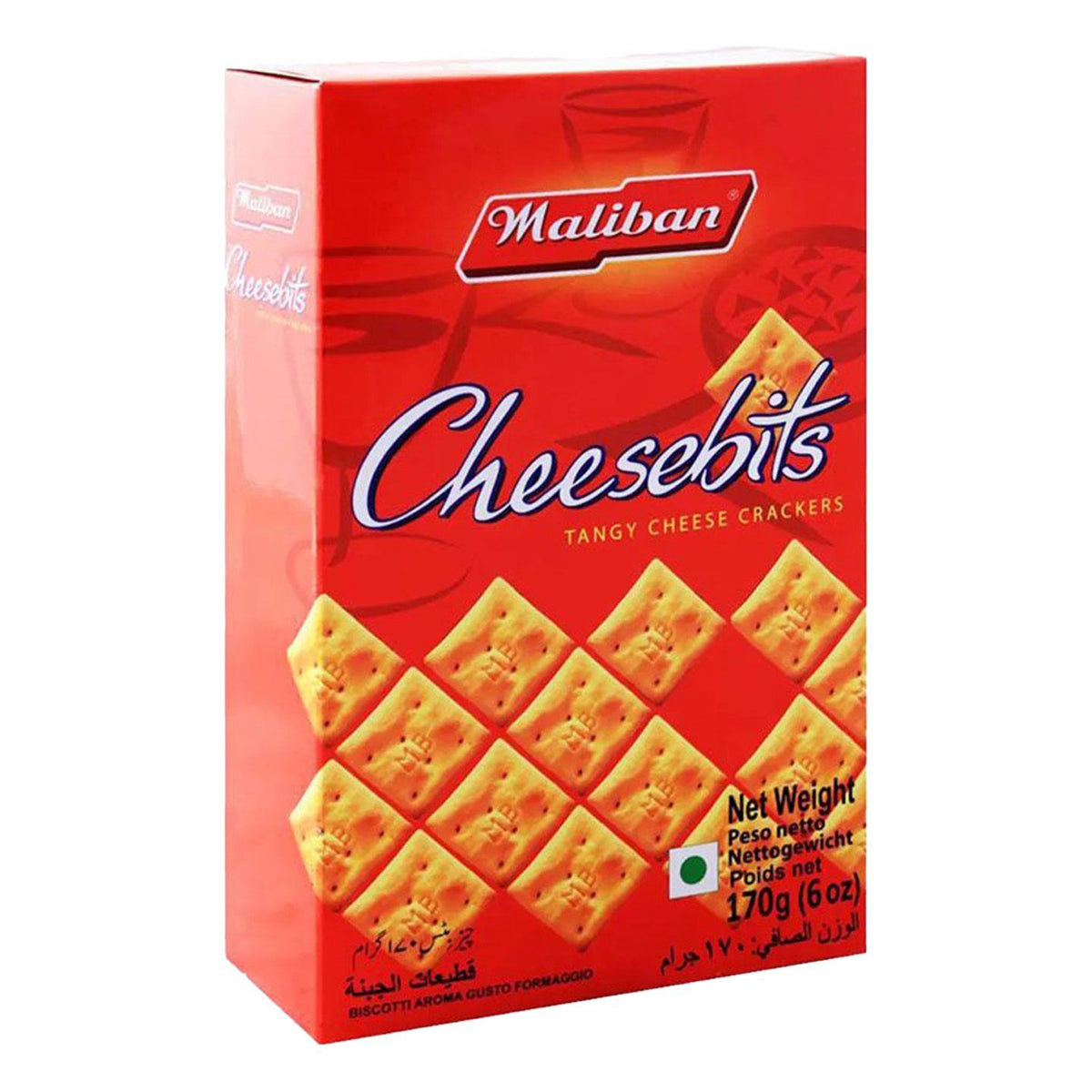 Maliban Crackers Bits Tangy Cheese Imported 170g