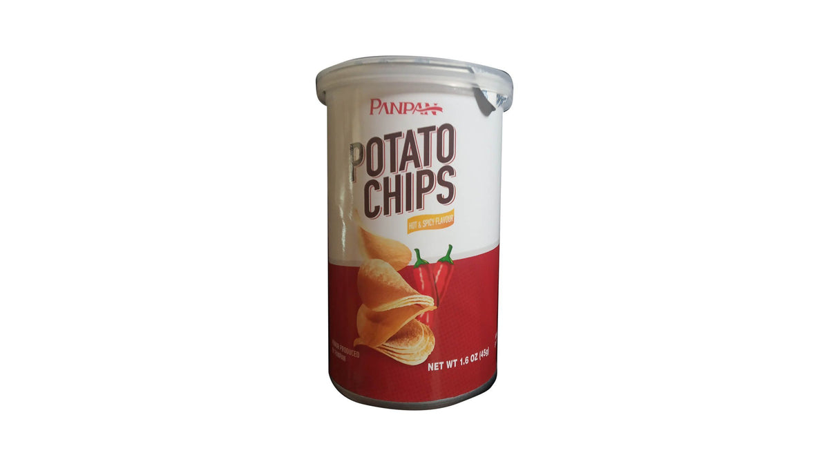 Panpan Potato Chips Hot & Spicy Flavour 45g