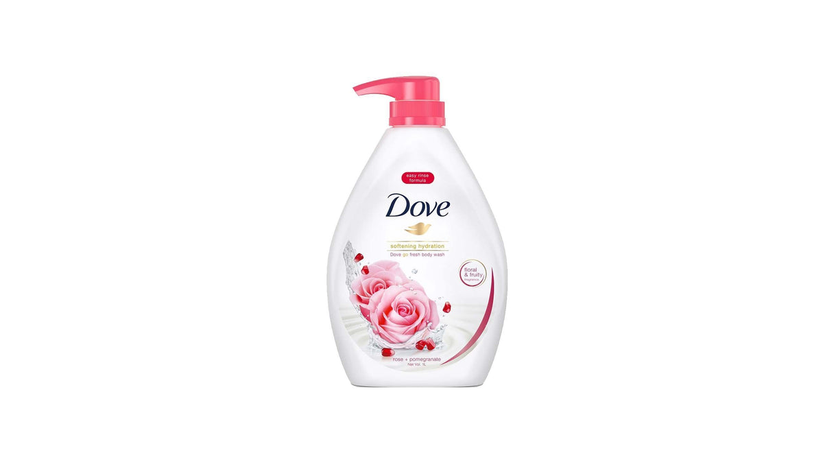 Dove Rose Hydra Body Wash 1L