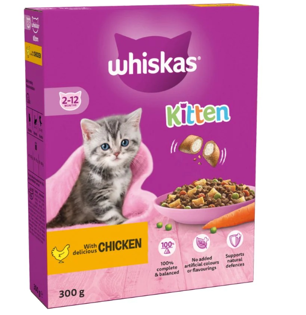 Whiskas Box Kitten with Delicious Chicken 300g