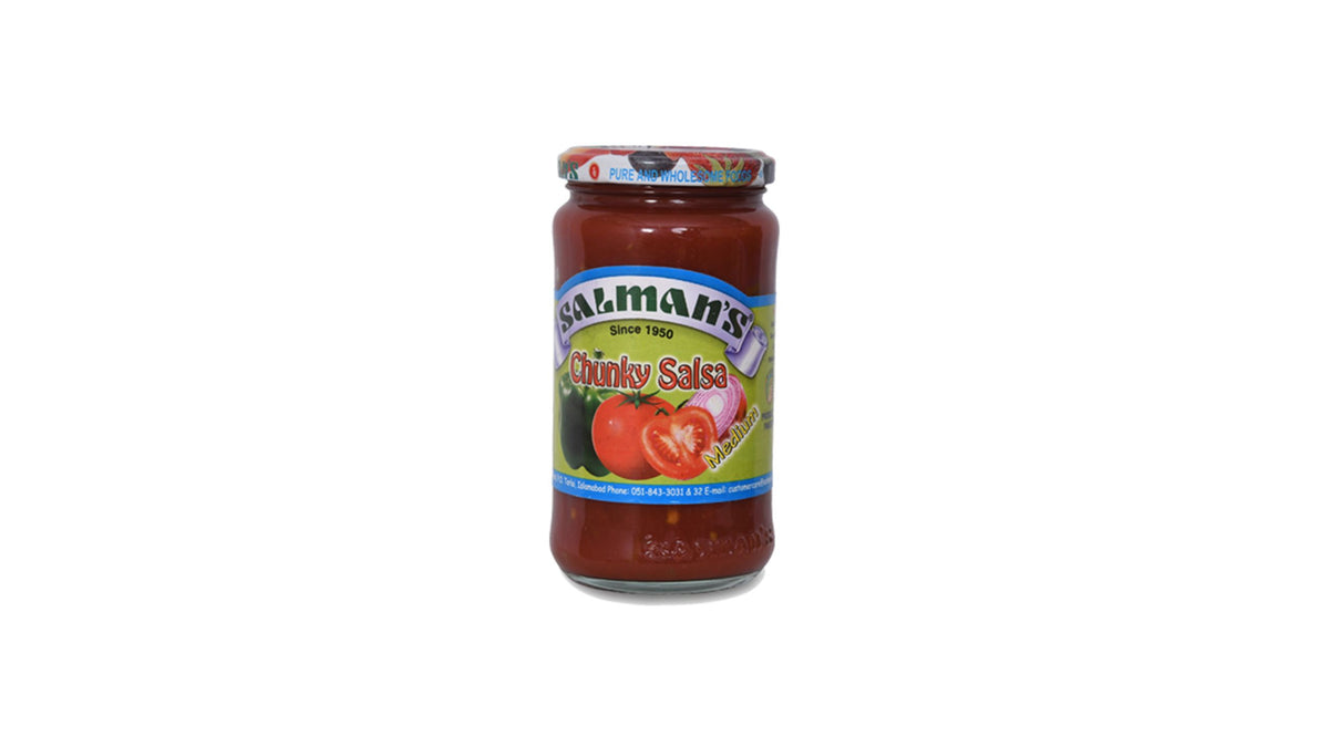 Salmans Chunky Salsa Jar Medium 385g