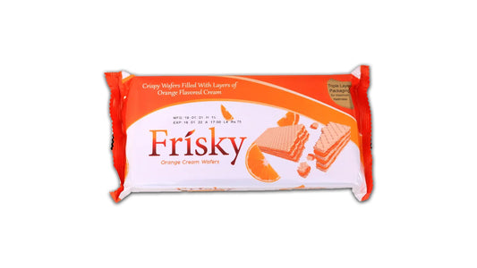 Innovative Frisky Orange Cream Wafers 75g