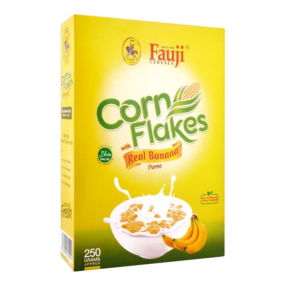 Fauji Corn Flakes Banana Puree 250g