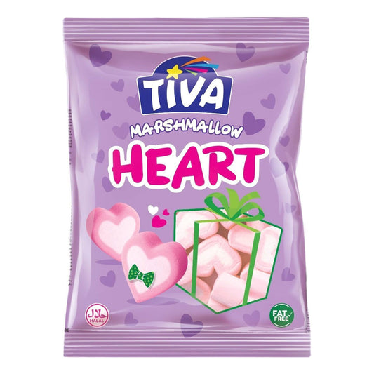 Tiva Heart Marshmallow 140g