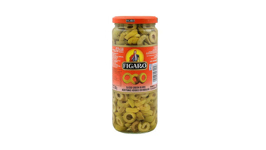 Figaro Green Olives Sliced Imported 240g