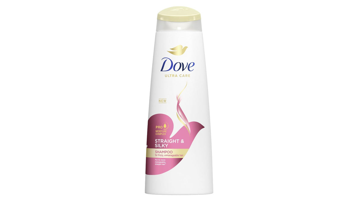 Dove Shampoo Straight Silky 330ml