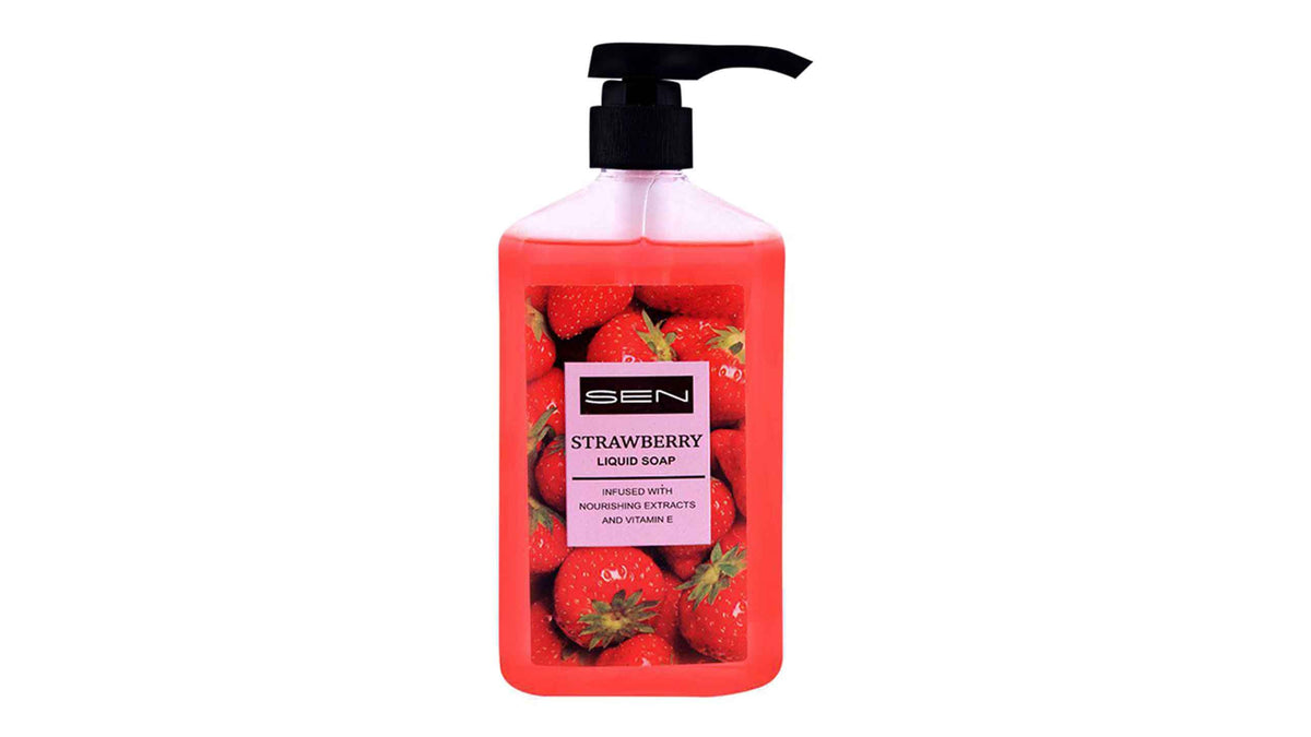 Sen Strawberry Liquid Soap 600ml