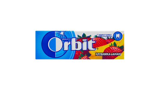 Wrigley's Orbit Strawberry Sugar Free Gum 10 Pieces
