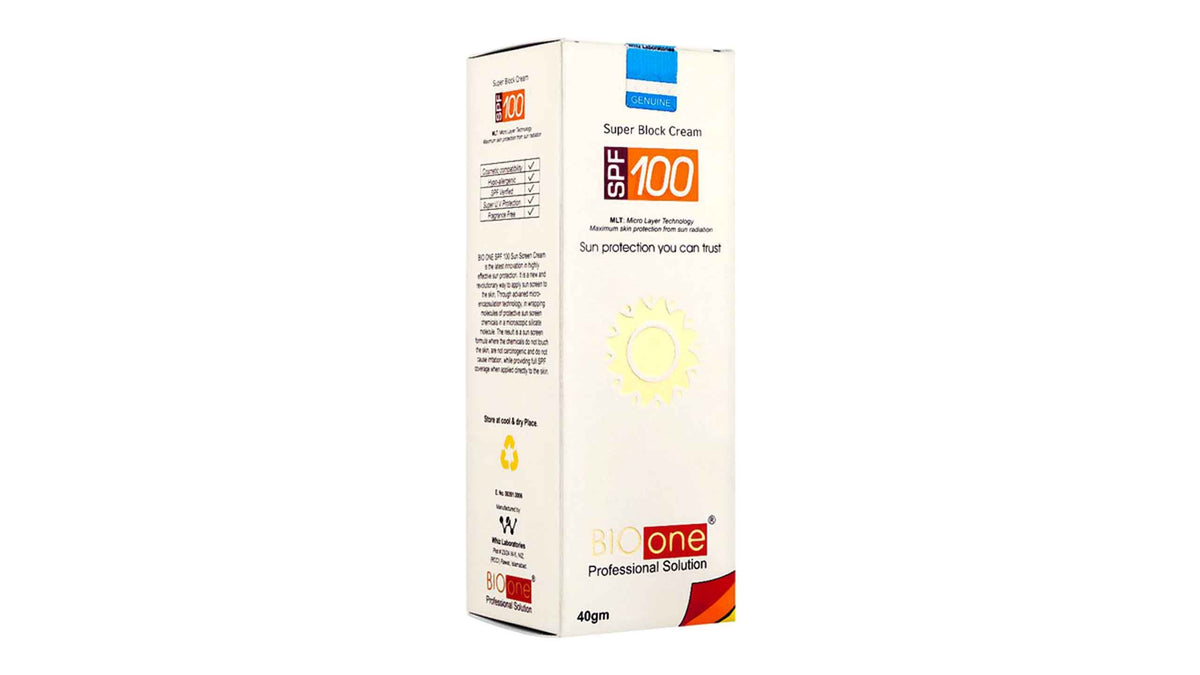 Bio One SPF100 Sunblock 40g