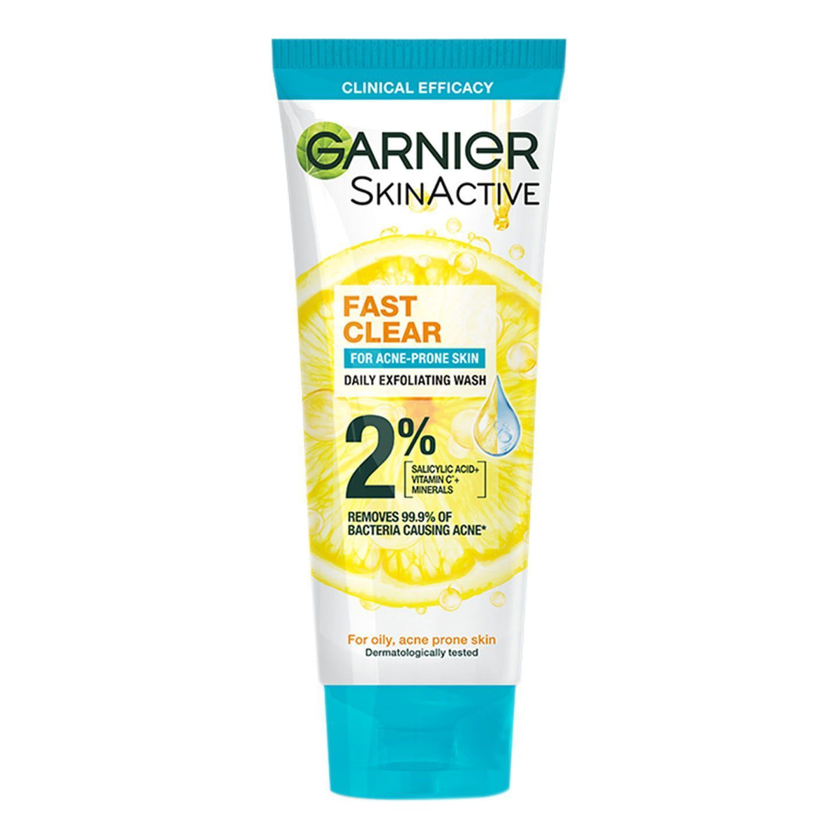 Garnier Fast Clear Facewash for Acne-prone Skin 100ml
