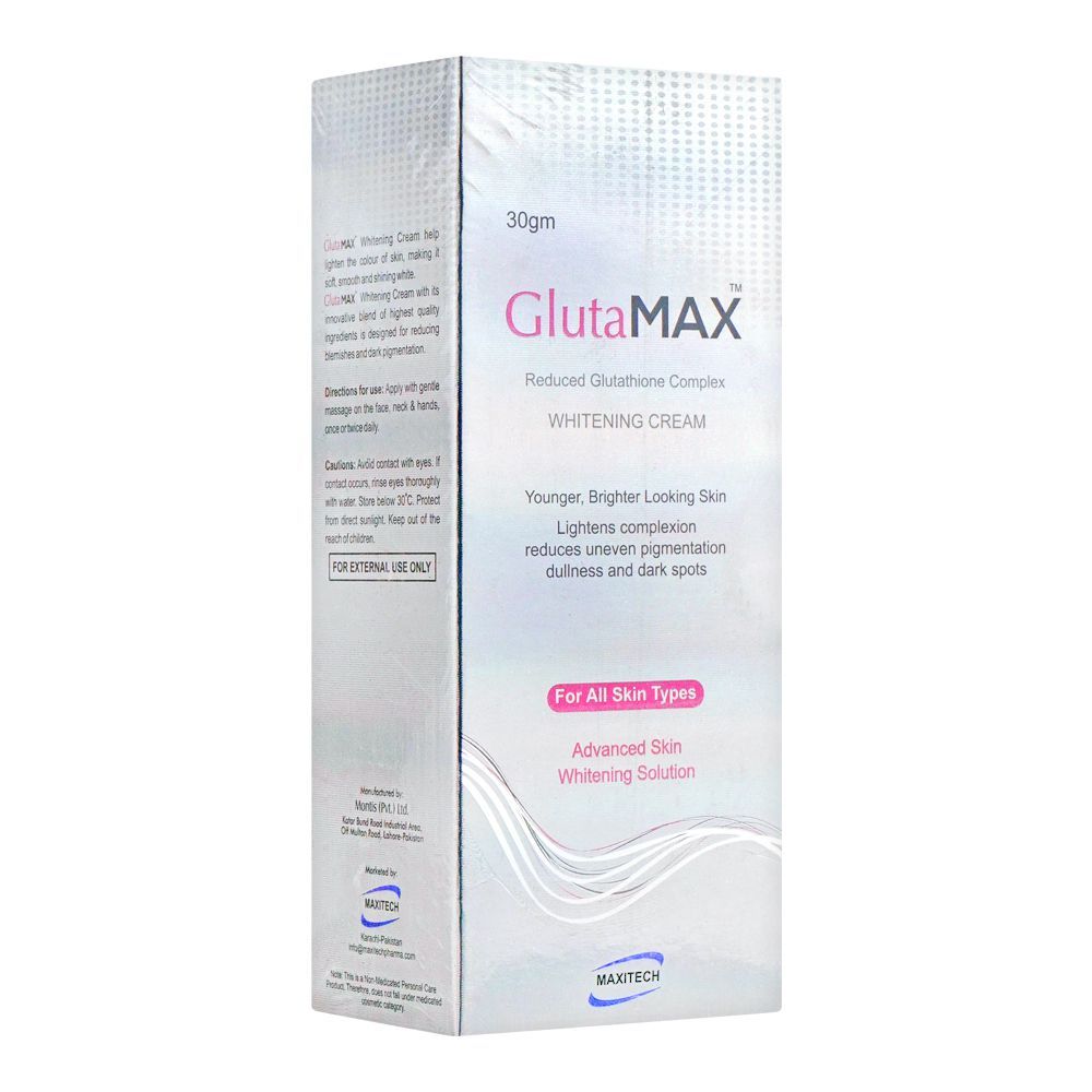 Maxitech Gluta Max Whitening Cream 30g