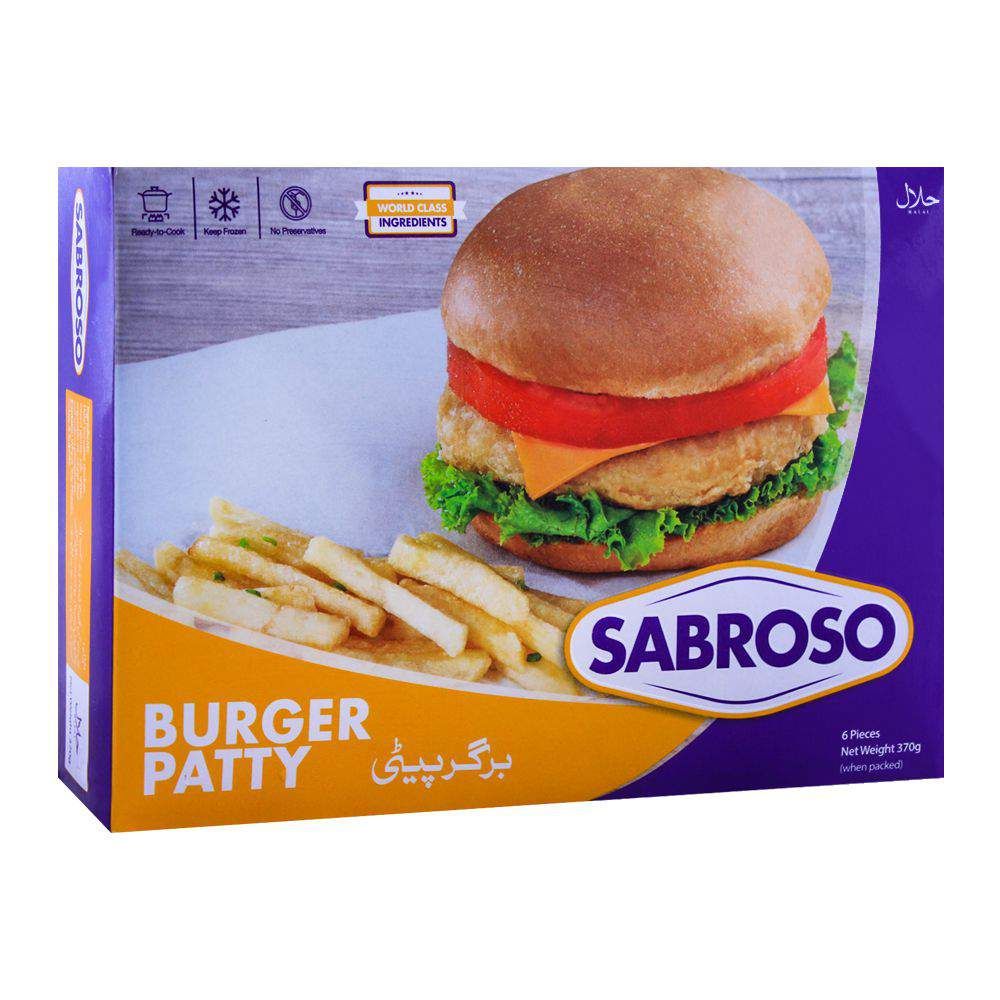 Sabroso Chicken Burger Patty 6 Pieces 370g