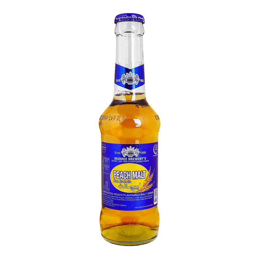 Murree Brewery's Peach Malt (00001) 250ml