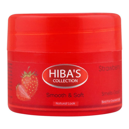 Hiba's Pack Strawberry Lip Balm Best for Cracked Lips 15ml