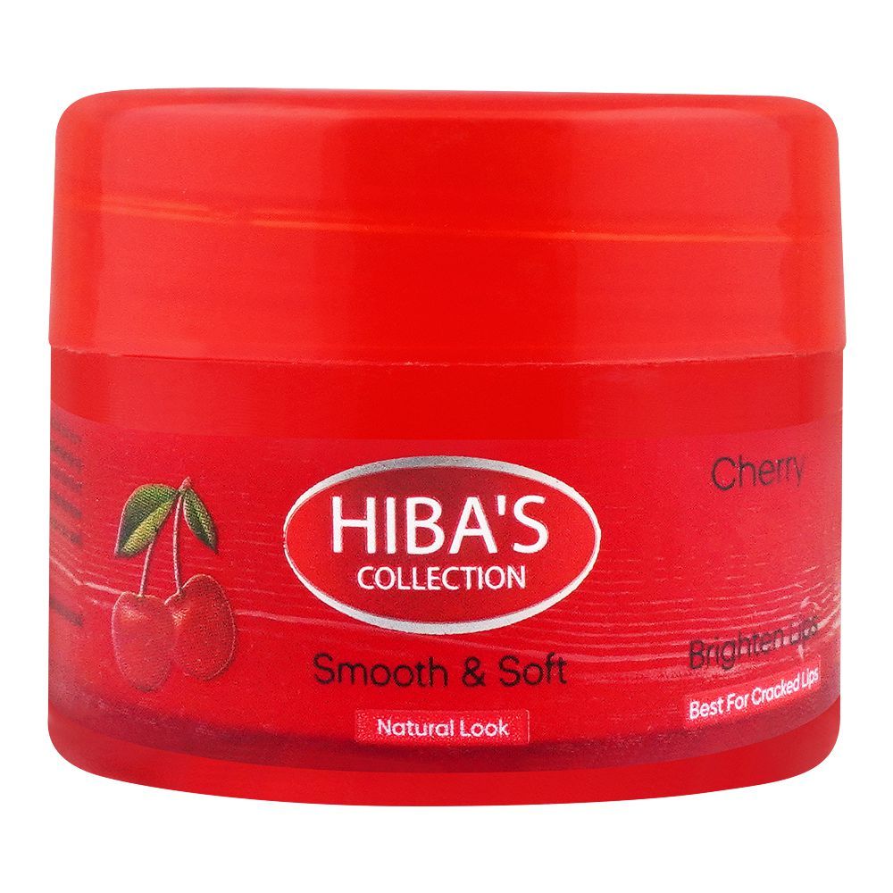 Hiba's Collection Cherry Lip Balm Best For Cracked Lips 15ml