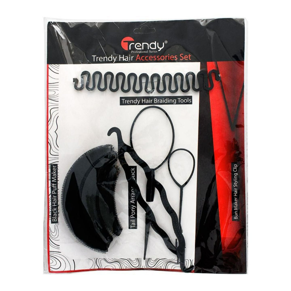 Trendy Td 130 Hair Accessories Set 5 Pieces