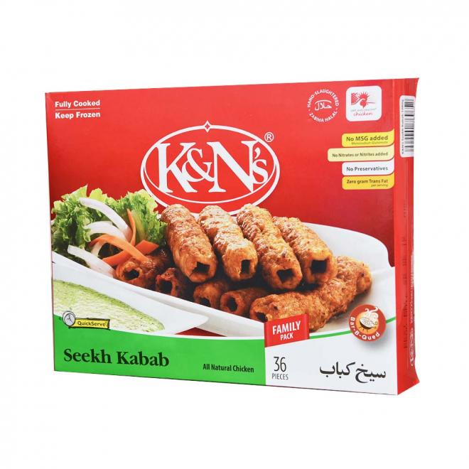 k&Ns Seekh Kabab (family pack 1080g)