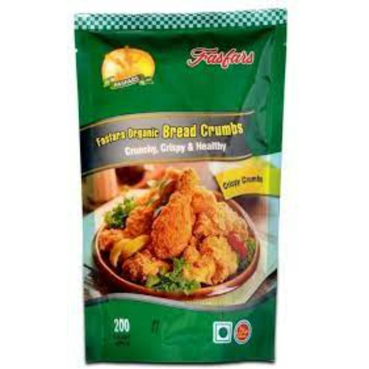 Fasfars Fastars Organic Bread Crumbs Crispy Crumbs 200g