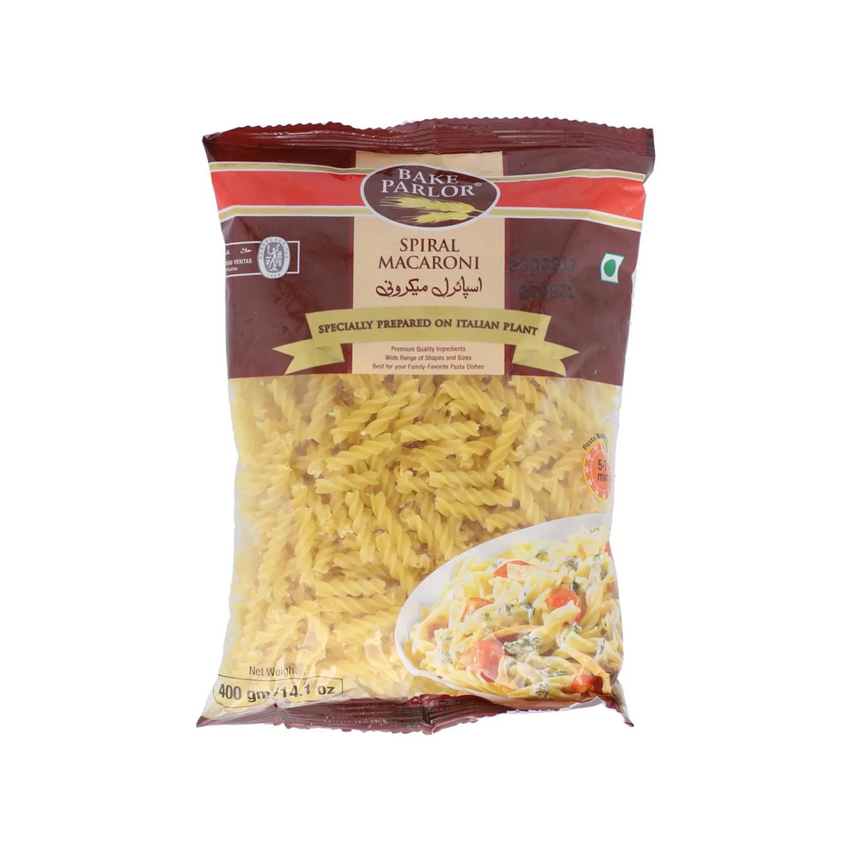 Bake Parlor Spiral Macaroni 400g