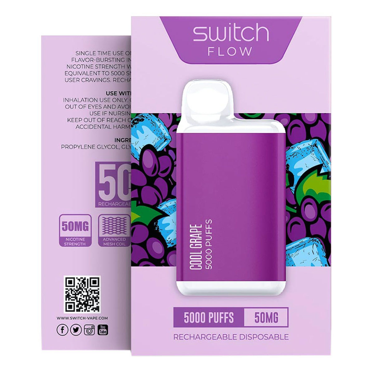 Switch Flow 5000 Flow Cool Grape (50mg) 30g