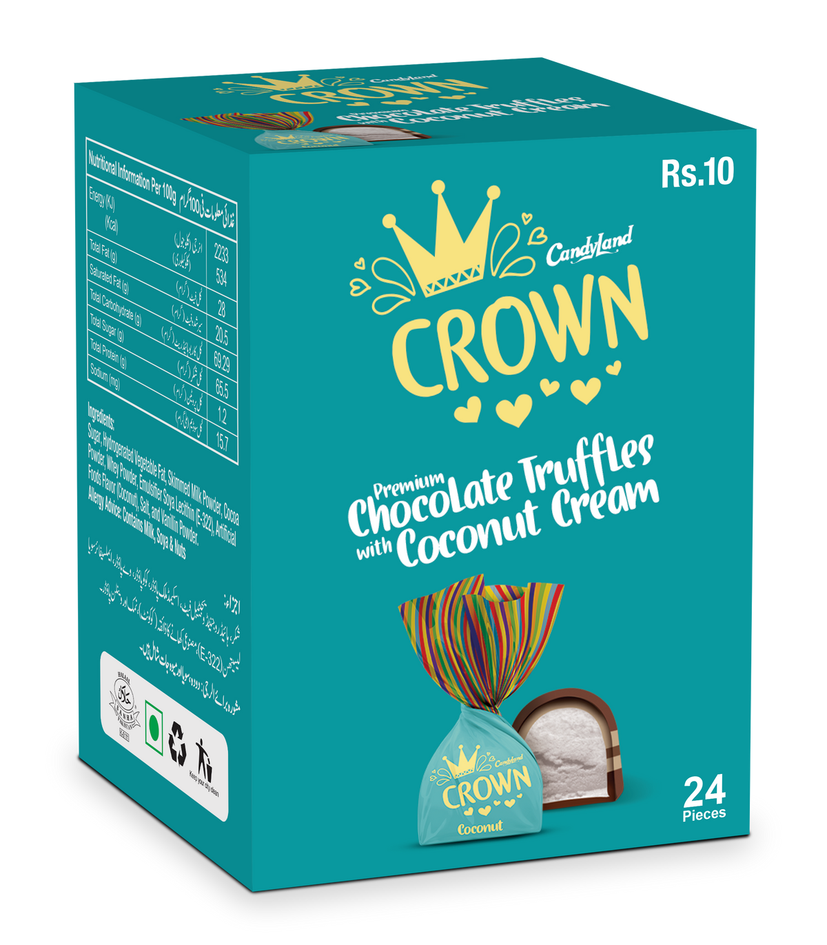 Candyland Crown Coconut Cream Box Pack
