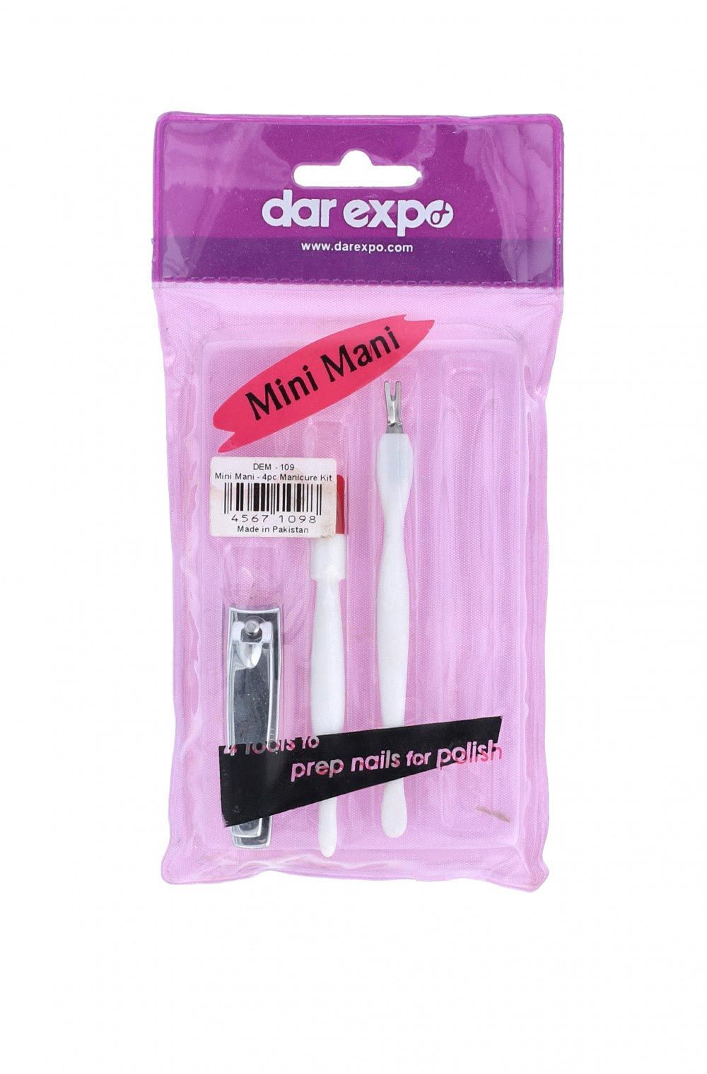 Dar Expo Mini Mani Manicure Kit - 4 Pieces