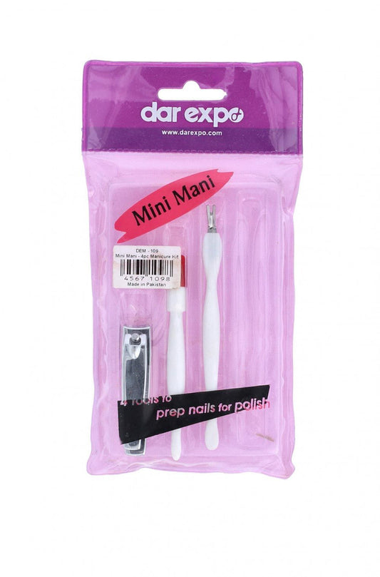 Dar Expo Mini Mani Manicure Kit - 4 Pieces