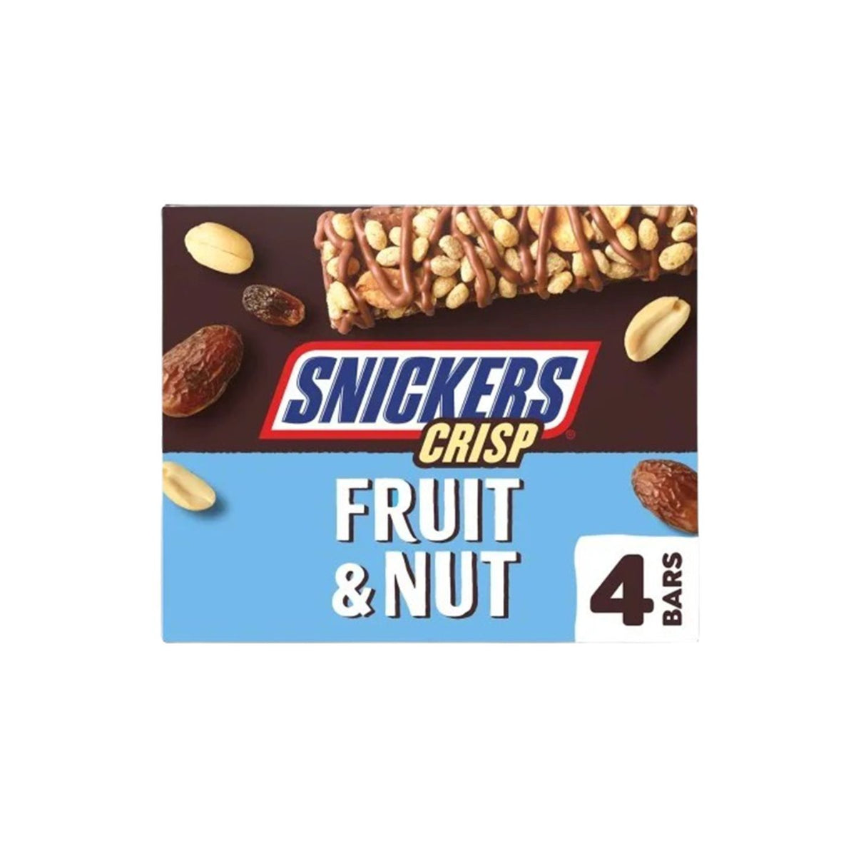 Snickers Crisp Fruit & Nut Bar 4 Pieces