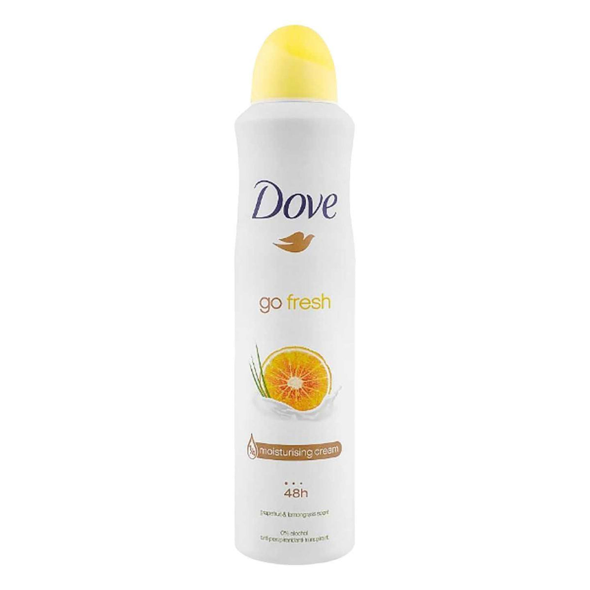 Dove Body Spray Women Grape Fruit & Lemon Grass (Imported) 250ml