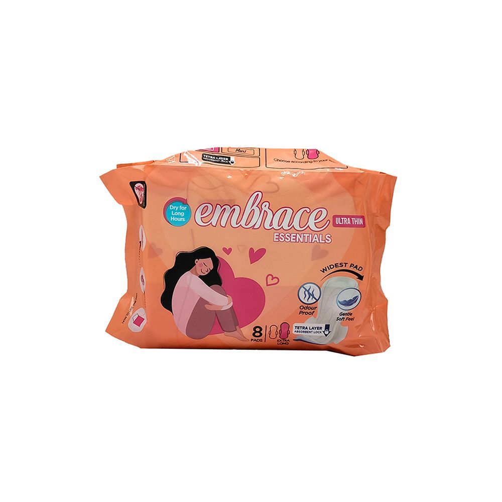 Embrace Essentials Ulathin Extra Long 1 Packet x 8 Pieces