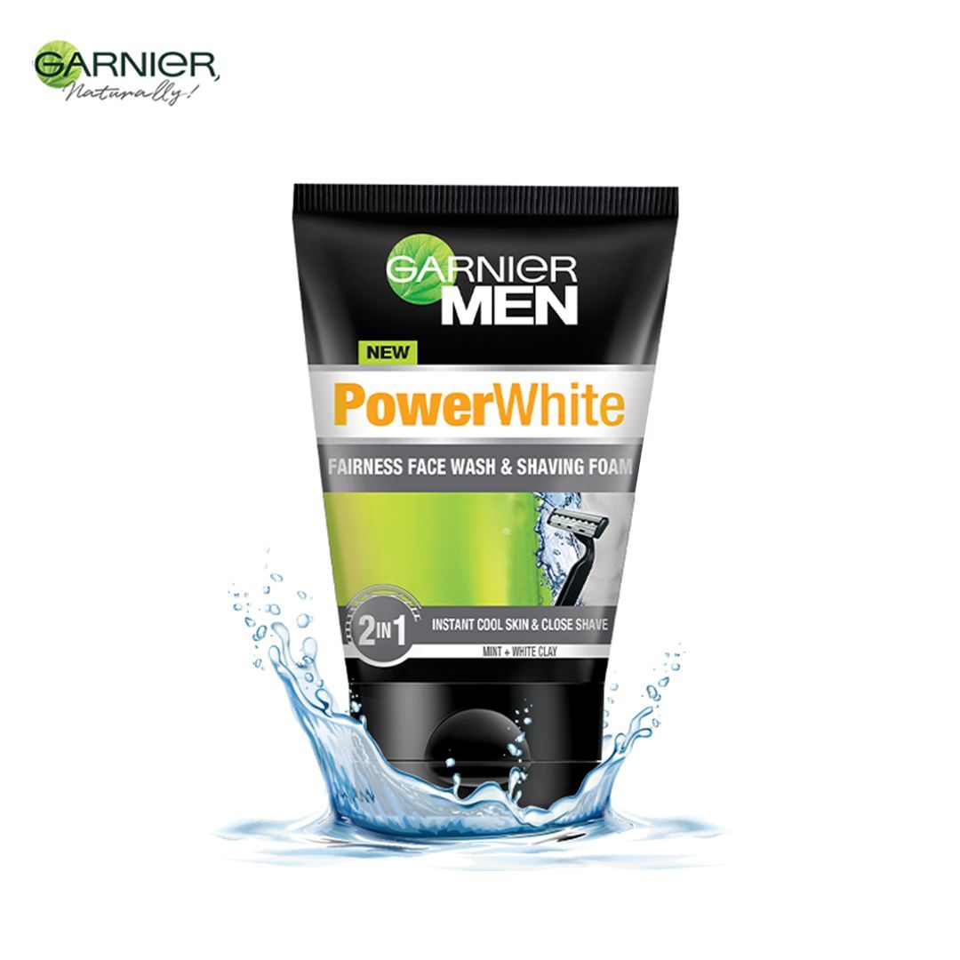 Garnier Men Face Wash Power White 50g