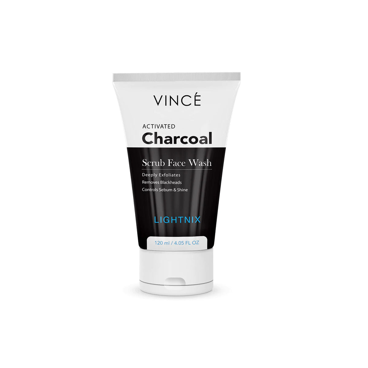 Vince Charcoal Face Wash Scrub 120ml