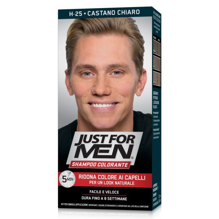 Just for Men Hair Color Light Brown H-25 1 Packet
