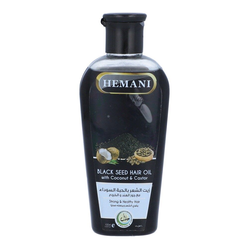 Hemani Black Seed Hair Oil With Coconut And Castor 100ml
