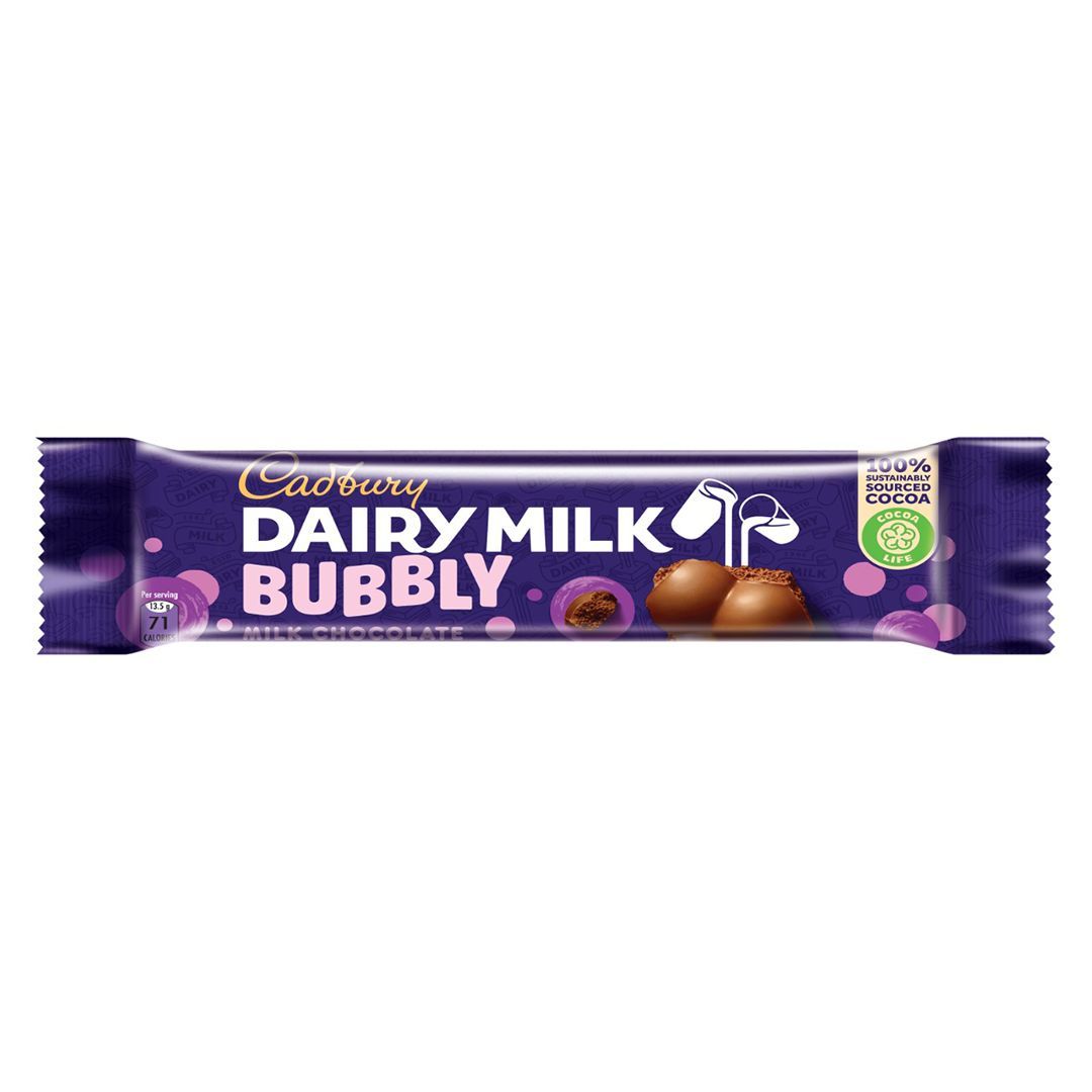 Cadbury Bubbly Dairy Milk 20g