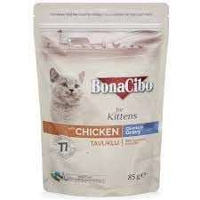 Bonacibo Kitten Pouch Chicken 85g