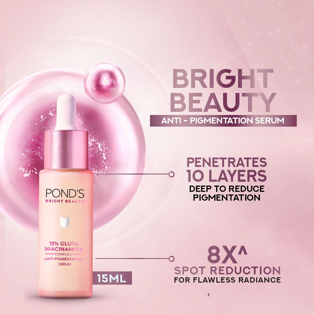 Pond's Bright Beauty Anti-pigmentation Serum 15ml