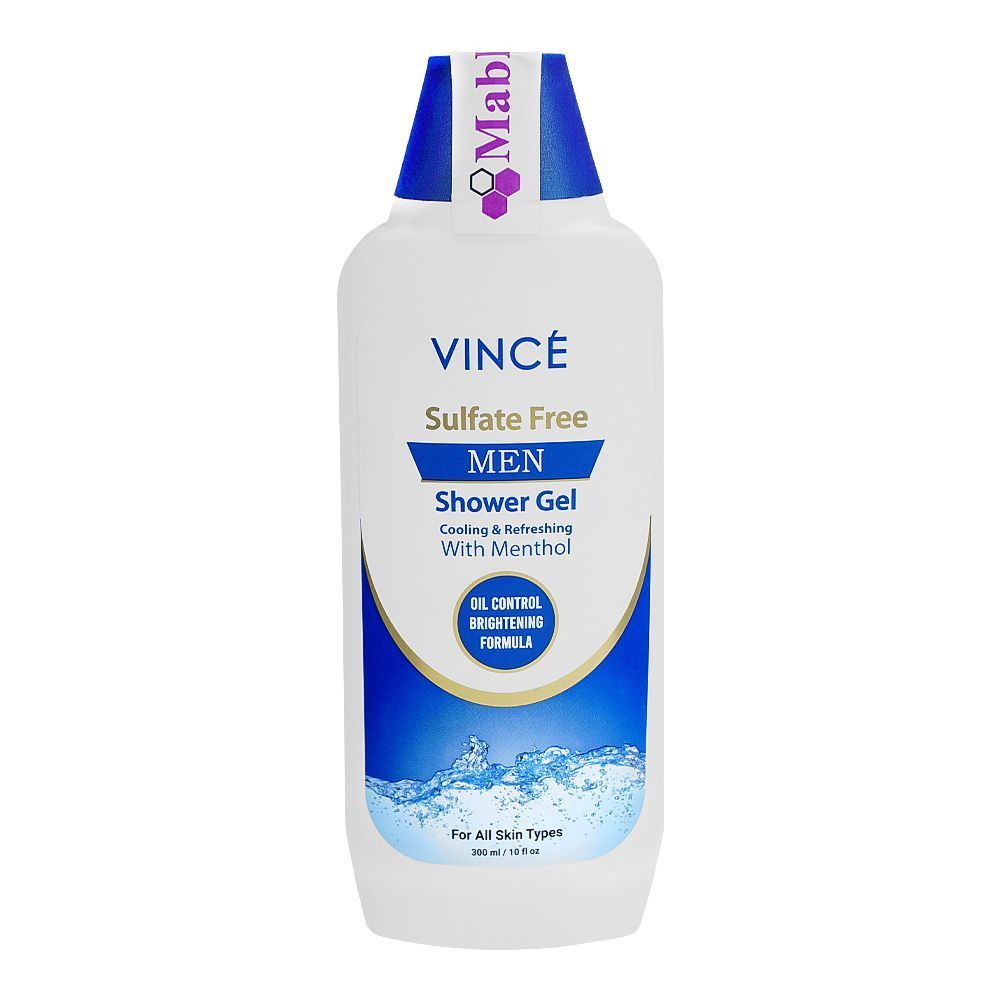 Vince Men Cooling & Refreshing with Menthol Sulfate Free Shower Gel 300ml