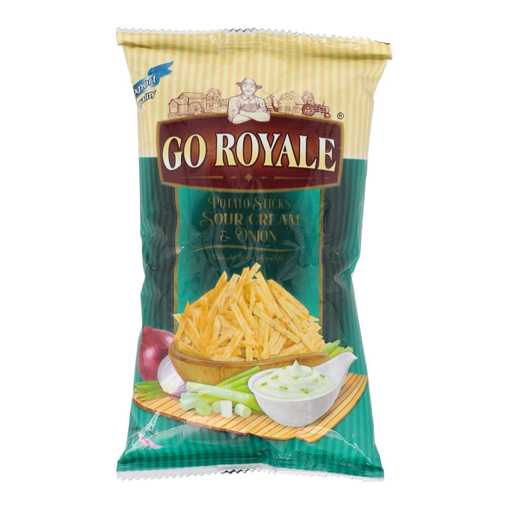 Go Royale Potato Sticks Sour Cream Onion 70g