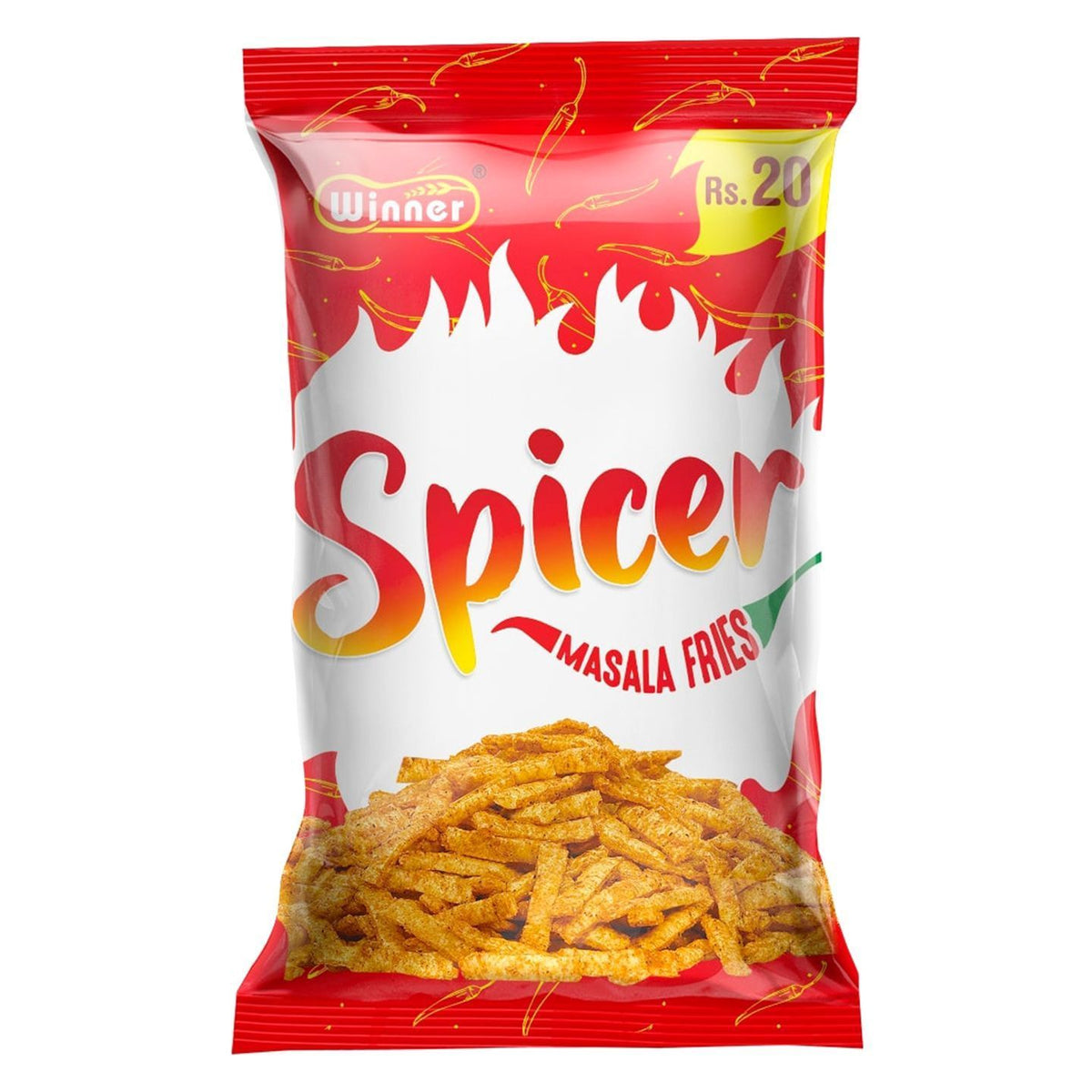 Winner Spicer Masala Fries 19g