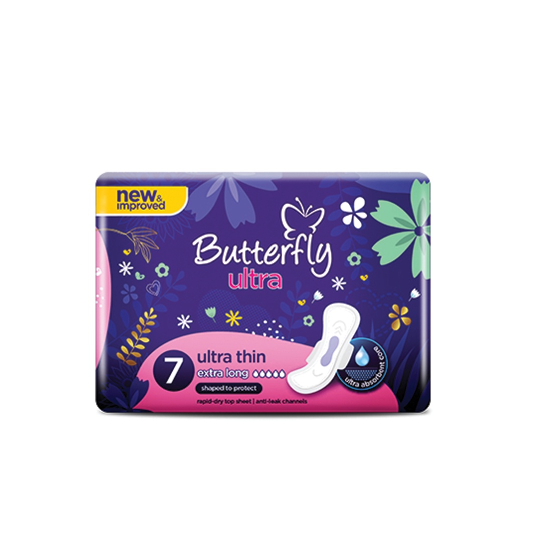 Butterfly Pads Ultra Extra Large 7 Piece Pack