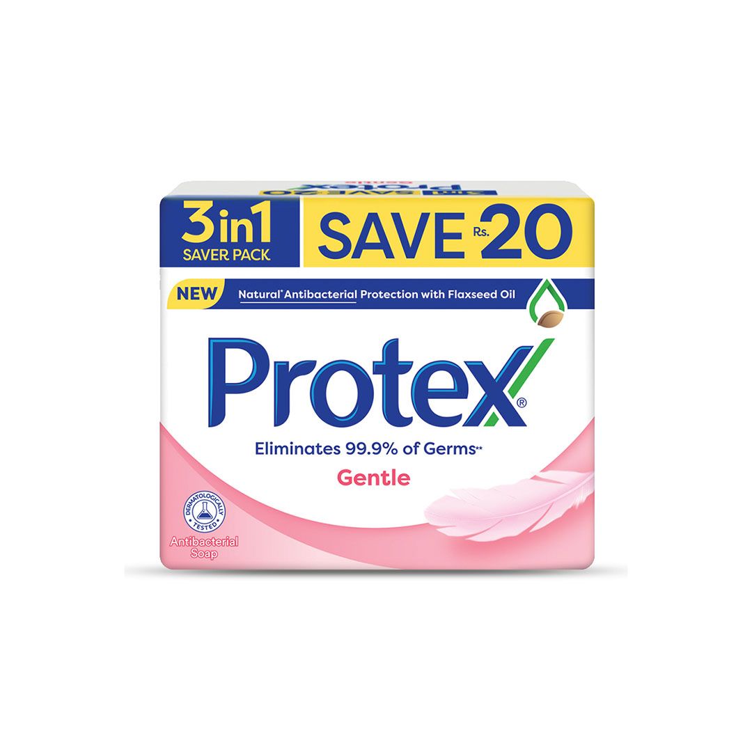 Protex Bar Soap Gentle 3 x 130g Pack