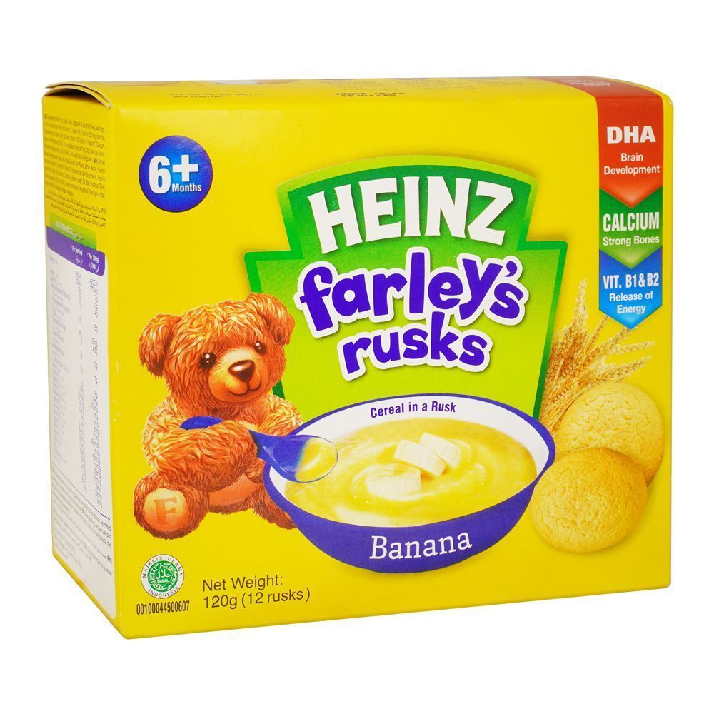Heinz Farley's Banana Rusk 12 Piece 120g Pack