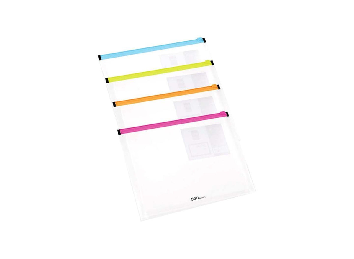 Deli 38976 Zip Bag A5 1 Unit