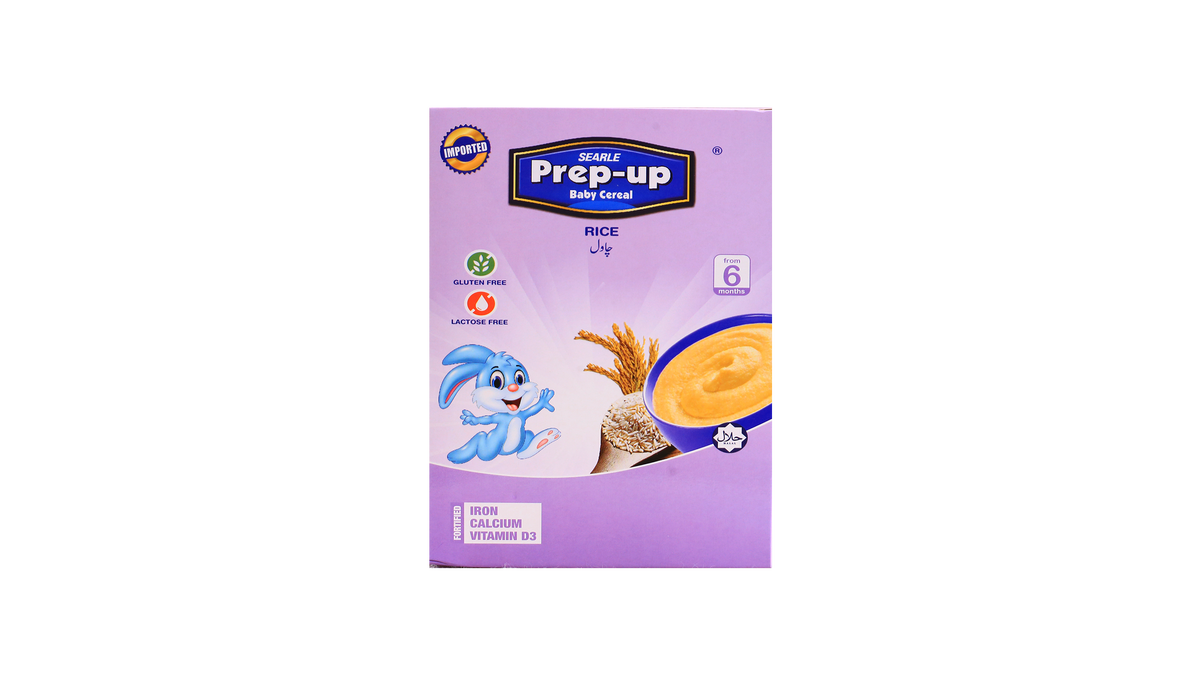 Searle Prep-up Baby Cereal Rice 175g