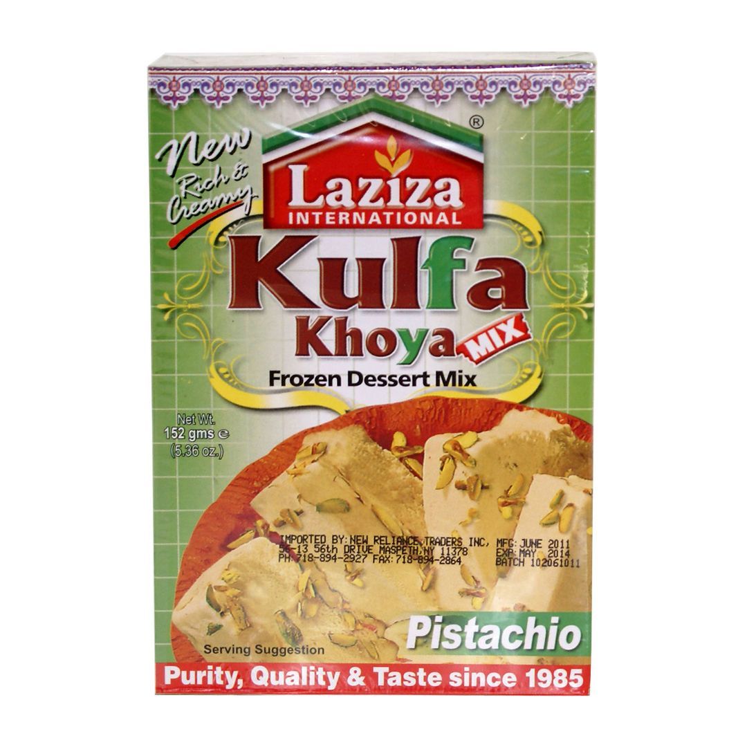 Laziza International Kulfa Khoya Mix Pistachio 152g